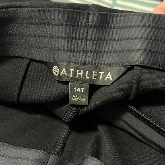Athleta Black Siena Flare Leg Athliesure Pants Size 14Tall - Picture 10 of 11